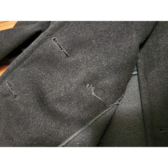 DSCP Quarterdeck Peacoat Woman's 16R Wool US Military Navy Issued Heavy Overcoat - Picture 7 of 10